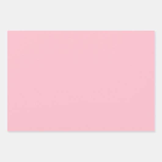 Minimalistisch Modern Roze Inpakpapier Vel (Voorkant 2)