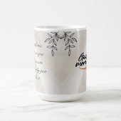 Minimalistisch modern rustiek thema goede morgen magische mok (Midden)