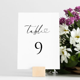 Minimalistisch modern schrift voor een bruiloft kaart