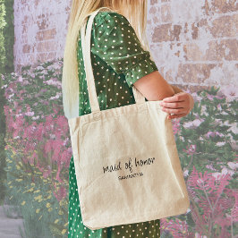 Minimalistisch Modern Script Bachelorette Party Tote Bag