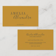 Minimalistisch modern script Boho Custom Yellow Gr