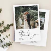 Minimalistisch modern script foto Simple Wedding 