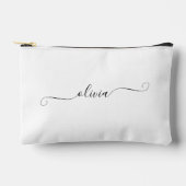 Minimalistisch Modern Script Naam toevoegen Gepers Etui (Voorkant)