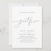 Minimalistisch Modern Script Niets Fancy Alleen Li Kaart (Voorkant)