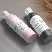 Minimalistisch Modern Script Room Spray Fles Produ Etiket