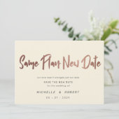 minimalistisch modern script twee foto's verandere kaart (Staand voorkant)