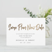 minimalistisch modern script twee foto's verandere kaart (Staand voorkant)