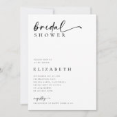 Minimalistisch modern script Vrijgezellenfeest Kaart (Voorkant)