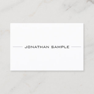 Minimalistisch Modern Slank Professioneel Duidelij Visitekaartje