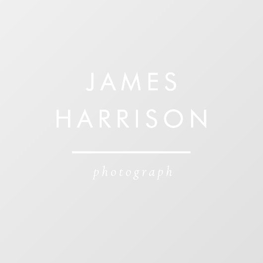 Minimalistisch Modern Small Business Name Branding Raamsticker (Vel)