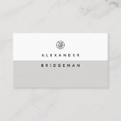 Minimalistisch, modern social media Visitekaartje (Achterkant)