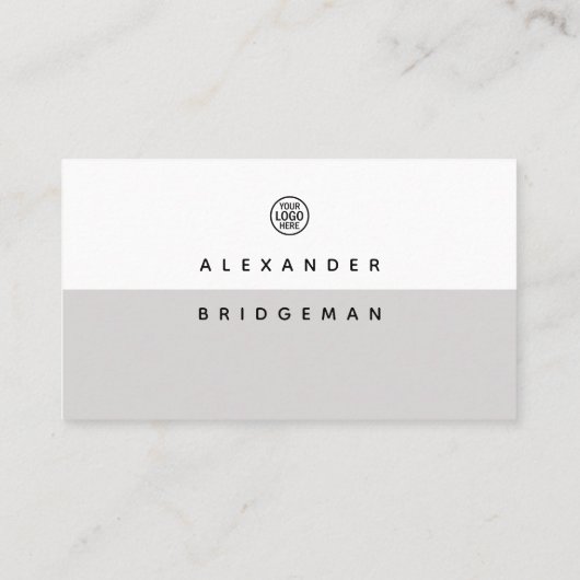 Minimalistisch, modern social media Visitekaartje (Achterkant)