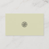 Minimalistisch, modern social media Visitekaartje (Achterkant)