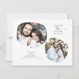 Minimalistisch Modern sparen de Foto van de Datum Save The Date