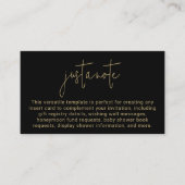 Minimalistisch Modern Stijlvol Eenvoudig Gewoon Ee Informatiekaartje (Voorkant)