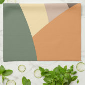 Minimalistisch modern theedoek (Gevouwen)