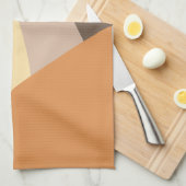 Minimalistisch modern theedoek (Quarter Fold)