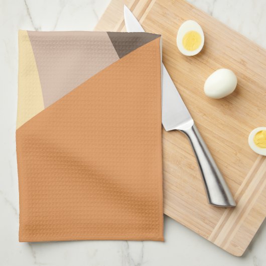 Minimalistisch modern theedoek (Quarter Fold)