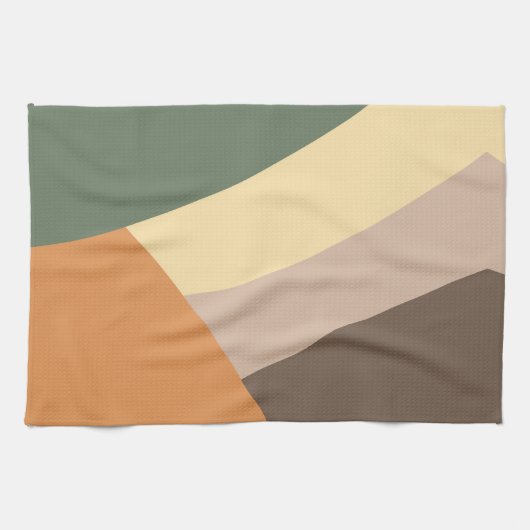 Minimalistisch modern theedoek (Horizontaal)