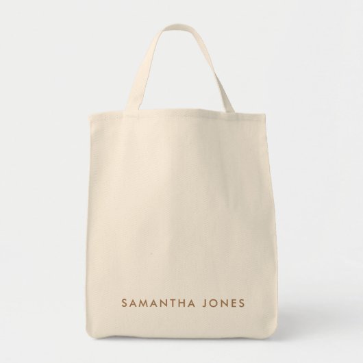 Minimalistisch Modern Tote Bag (Voorkant)
