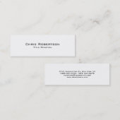 Minimalistisch modern Trend Charming Visitekaartje (Voorkant / Achterkant)
