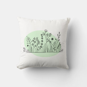 Minimalistisch Modern Trendy Botanical Kussen