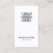 Minimalistisch modern Uw Logo Visitekaartje (Voorkant)