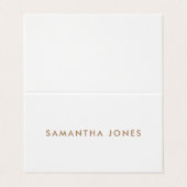 Minimalistisch Modern Visitekaartje (Buitenkant ongevouwen)