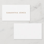 Minimalistisch Modern Visitekaartje (Voorkant / Achterkant)