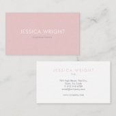 Minimalistisch modern visitekaartje (Voorkant / Achterkant)