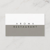 Minimalistisch Modern Visitekaartje 2 kleuren (Voorkant)