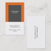 Minimalistisch modern Visitekaartje van consultant (Voorkant / Achterkant)