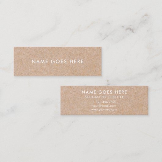 Minimalistisch modern Visitekaartje van de conserv (Voorkant / Achterkant)