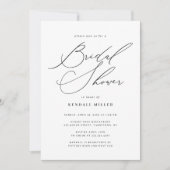 Minimalistisch modern Vrijgezellenfeest voor kalli Kaart (Voorkant)