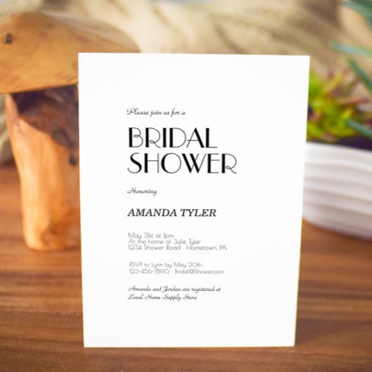 Minimalistisch modern Vrijgezellenfeest voor kunst Kaart