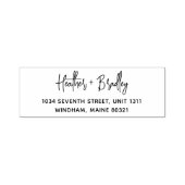 Minimalistisch Modern Weddenschap Zelfinktende Stempel (Design)