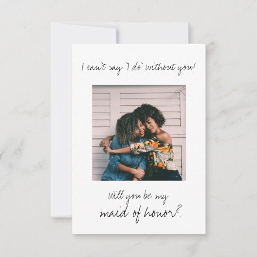 Minimalistisch modern Wees mijn dienstmeisje (Voorkant)