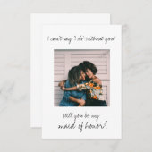 Minimalistisch modern Wees mijn dienstmeisje (Voorkant / Achterkant)