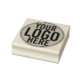 Minimalistisch Modern Wit Logo Custom Business Rubberstempel (Stempel)