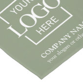 Minimalistisch Modern Zakelijk Logo Branded Korte Tafelloper (Hoek)