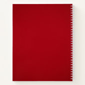 Minimalistisch Modern Zakelijk Logo Notitieboek (Achterkant)