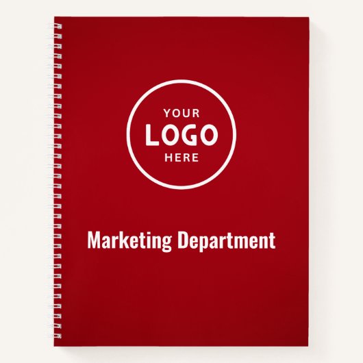 Minimalistisch Modern Zakelijk Logo Notitieboek (Voorkant)
