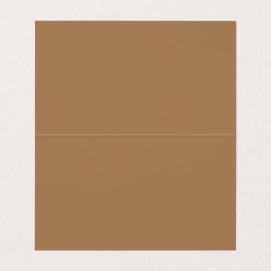 Minimalistisch Modern Zwart en Tan Visitekaartje (Binnenkant ongevouwen)