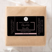 Minimalistisch modern zwart logo-getikte typografi etiket (Insitu)