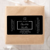 Minimalistisch modern zwart logo-getikte typografi etiket (Insitu)