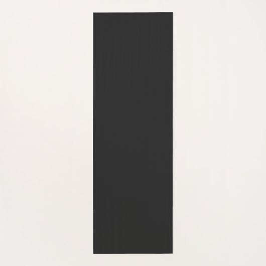 Minimalistisch modern zwart-wit monogram yogamat (Achterkant)