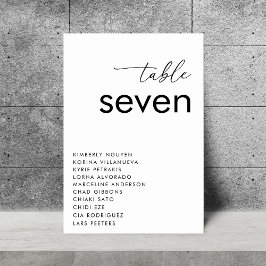 Minimalistisch Modern Zwart Wit Typografie Bruilof Kaart