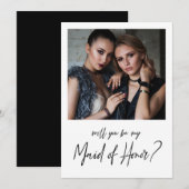 Minimalistisch Moderne foto gemaakt van het Honor- Kaart (Voorkant / Achterkant)