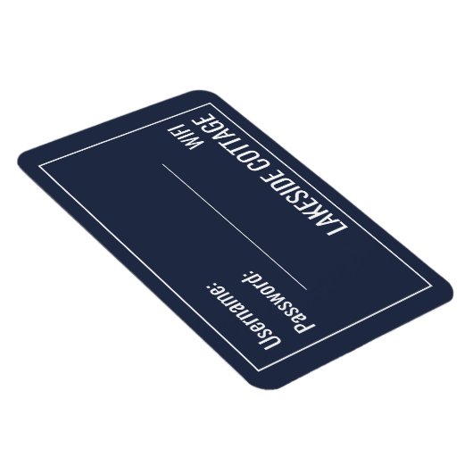 Minimalistisch moderne gevaccineerde werf Wifi Magneet (Rechterzijde)