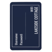 Minimalistisch moderne gevaccineerde werf Wifi Magneet (Verticaal)